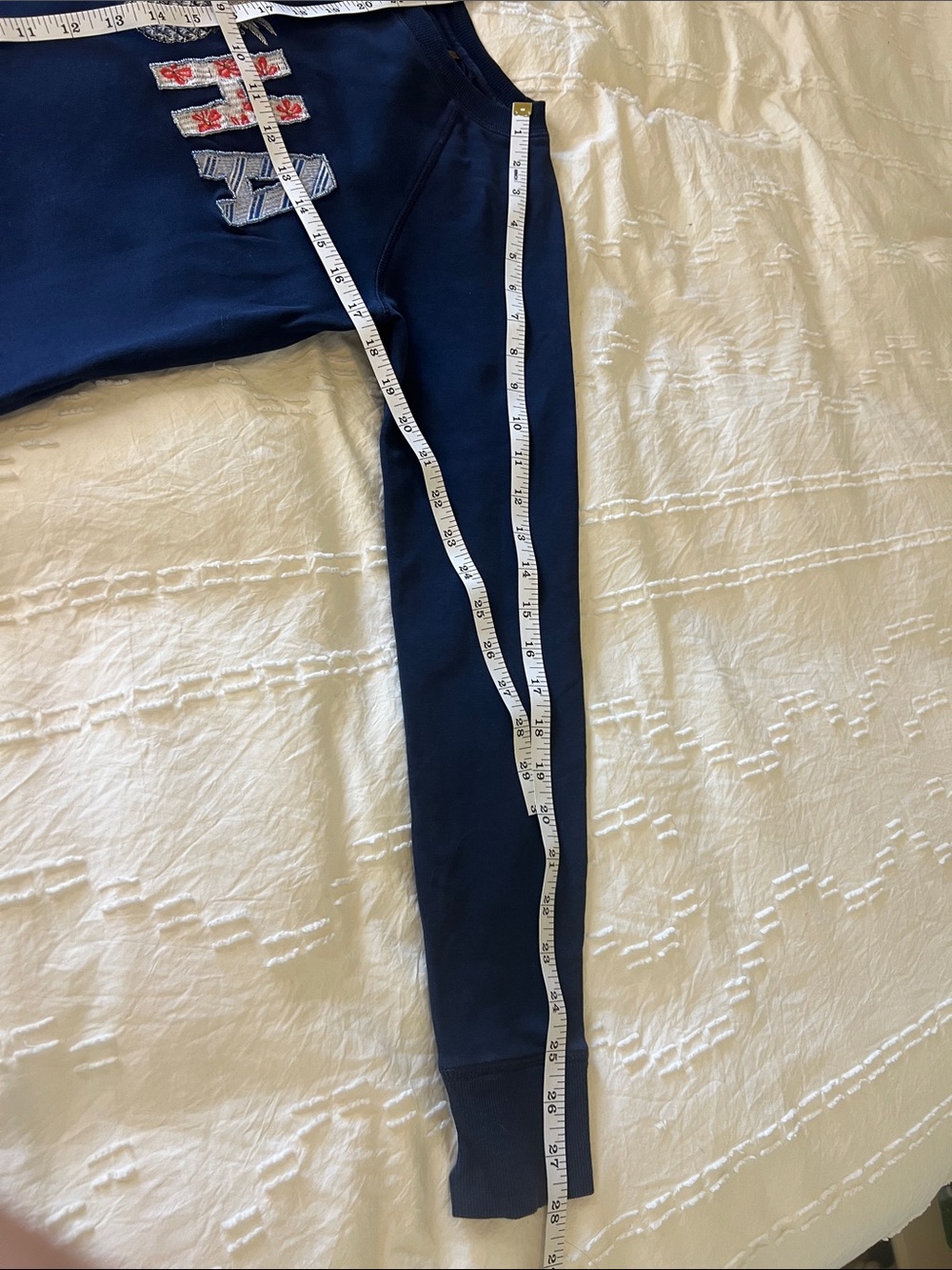 Tommy Bahama ALOHA Appliqué Pullover Sweatshirt Patriotic Embellished Crewneck - Picture 8 of 14